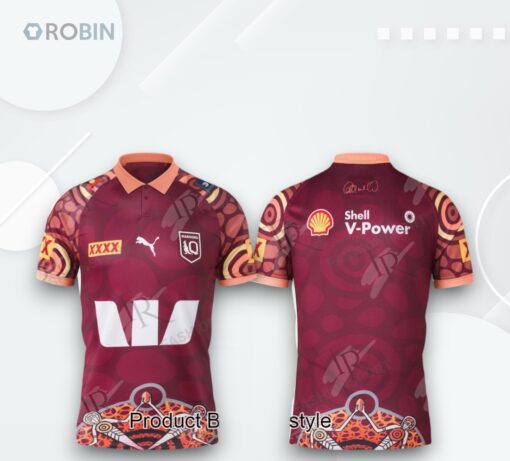 Go Queensland Maroons 2025 Special Edition Polo Shirt