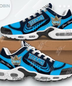 Gold Coast Titans 2025 Custom Name Limited Edition Sneaker Air Cushion Gold Coast Titans 2025 Custom Name Limited Edition Sneaker Air Cushion