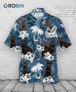 Havana Brown Hawaiian Shirt, 3D All Over Print Cat Hawaiian Shirts, Summer Aloha Beach Shirts