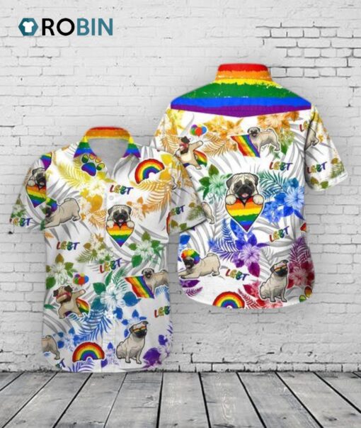 Happy Pride Month Hawaiian Shirt, Pride Rainbow Hawaiian Shirt For Gaymer, Lesbian Hawaiian Shirt
