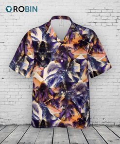 Hawaiian Camp Collar Short Sleeve Button Down Shirt Scenic Hawaiian Camp Collar Short Sleeve Button Down Shirt Scenic