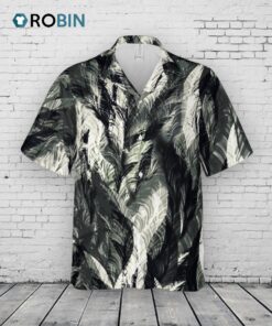 Hawaiian Camp Collar Short Sleeve Button Down Shirt Tropical