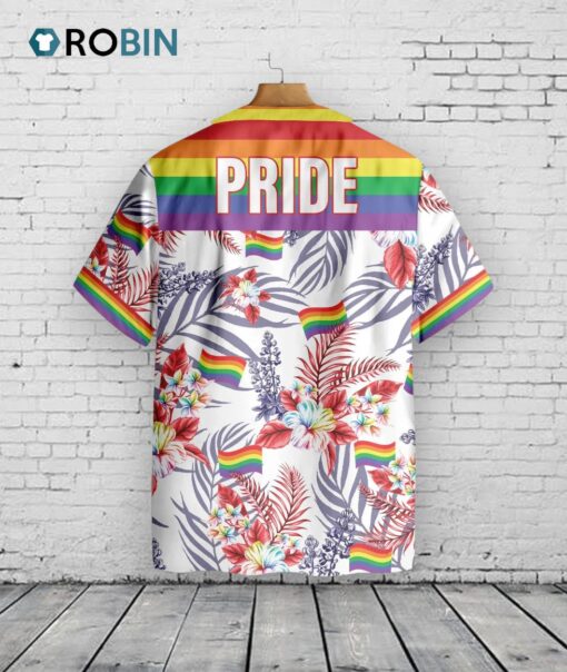 Hawaiian LGBT Shirt, Vivid Pride LGBT Bluebonnet Design Hawaiian Shirt