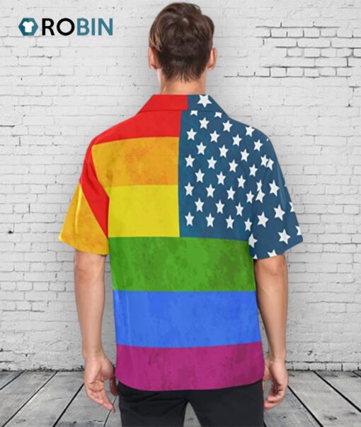 Hawaiian Shirt Gay, Hawaiian Pride Shirts, Lgbt Hawaiian Shirt, Gay Pride Hawaiian Shirt