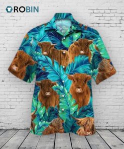 Highland Cattle Lovers Hawaiian Shirt