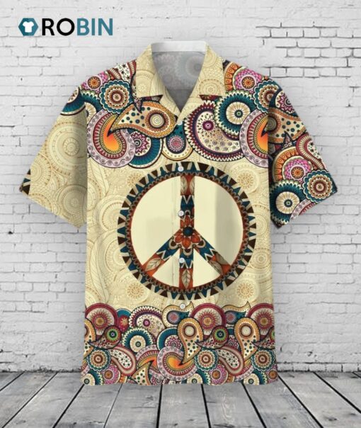Hippie Bohemian Hawaii Shirt, 3D All Over Print Hawaiian Hippie Shirt, Hippie Gifts For Him, Her, Hawaiian Hippie