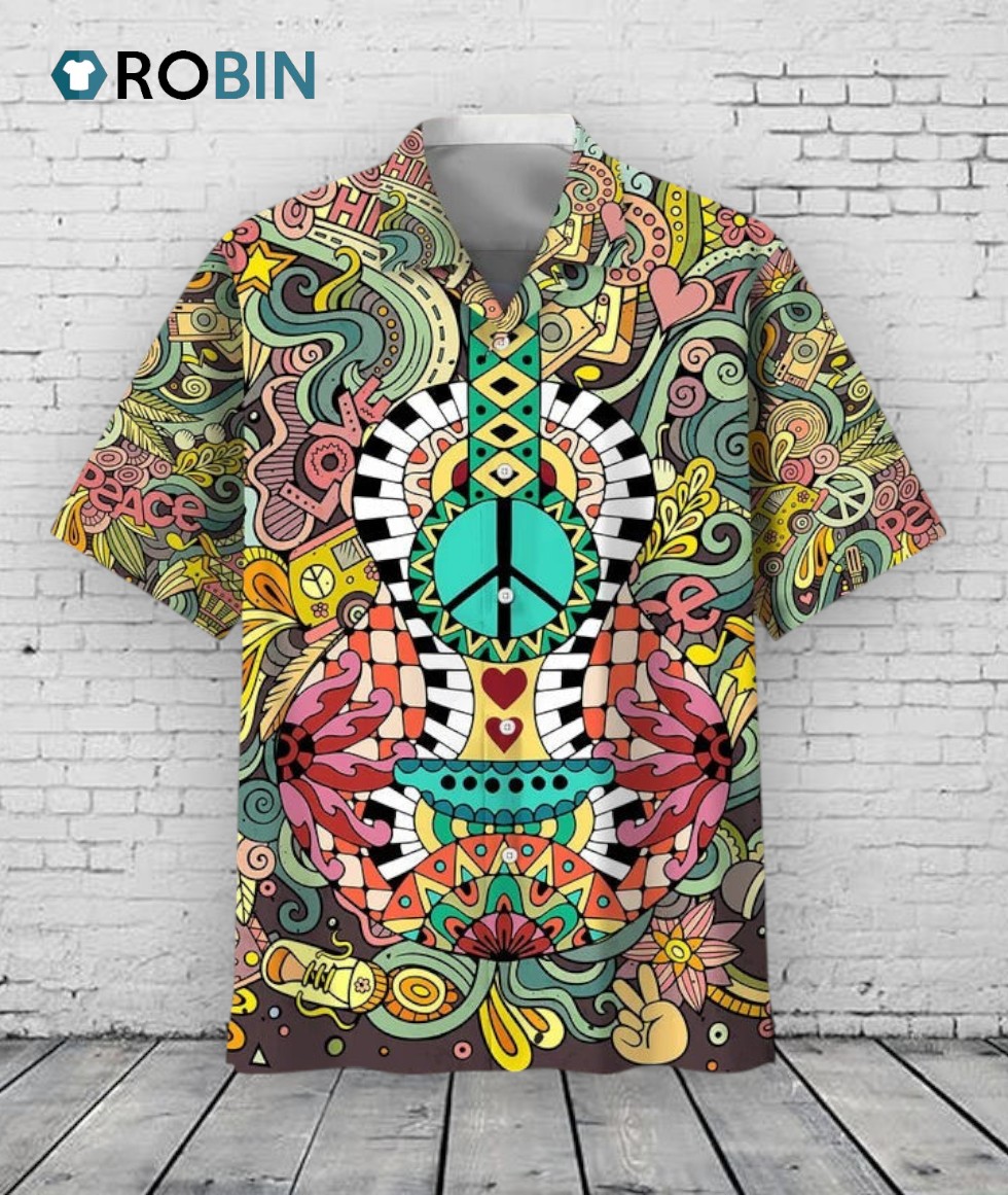 Hippie Vintage Hawaiian Shirt, 3D Full Print Hawaiian Hippie For Men And Woman, Hawaii Aloha Beach Shirt Hippie Vintage Hawaiian Shirt, 3D Full Print Hawaiian Hippie For Men And Woman, Hawaii Aloha Beach Shirt