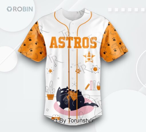 Houston Astros X 2025 International Cat Day Limited Edition Baseball Jersey
