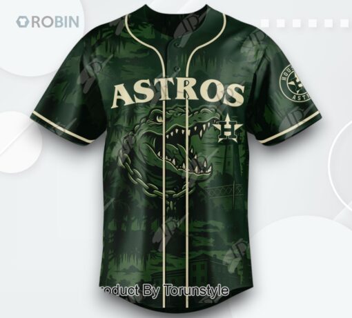 Houston Astros X Big Cypress Alligator Alcatraz 2025 Limited Edition Baseball Jersey