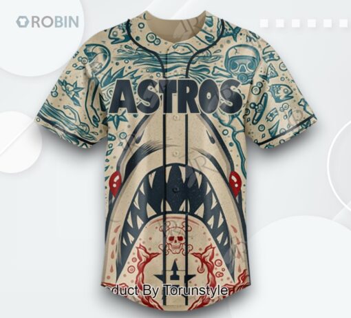 Houston Astros X Jaws 50 2025 Limited Edition Baseball Jersey