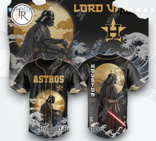 Houston Astros X Lord Vader Star Wars 2025 Limited Edition Baseball Jersey