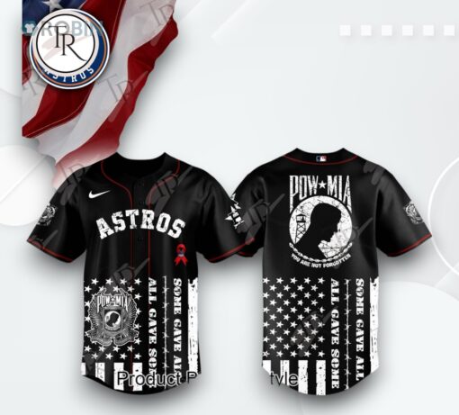 Houston Astros X National POW MIA Recognition Day 2025 Limited Edition Baseball Jersey