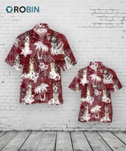 Husky Hawaiian Shirt, Dog Hawaiian Shirt For Her Him