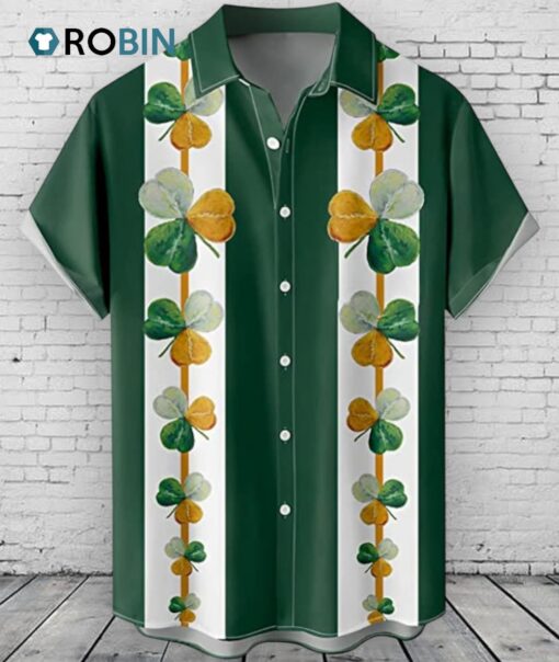 Irish Hawaii Shirt, Patrick Hawaii Shirt Saint Patrick’s Day Shirt, Summer Hawaiian Shirt, Lucky Green Shirt
