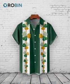 Irish Hawaii Shirt, Patrick Hawaii Shirt Saint Patrick’s Day Shirt, Summer Hawaiian Shirt, Lucky Green Shirt
