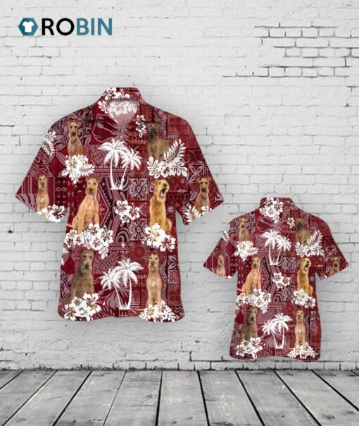 Irish Terrier Hawaiian Shirt, Hawaiian Shirt For Adults