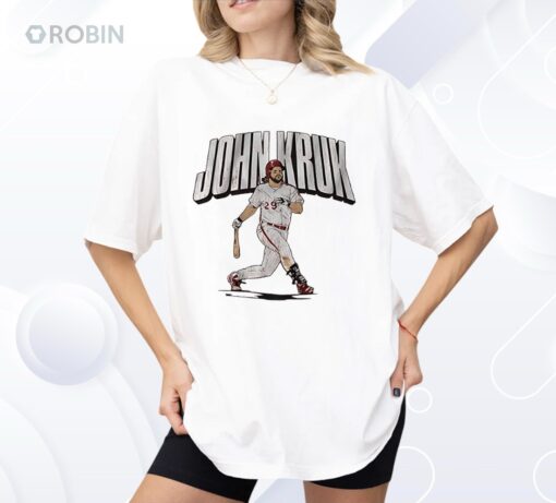 John Kruk Philadelphia Phillies Slugger Swing Shirt