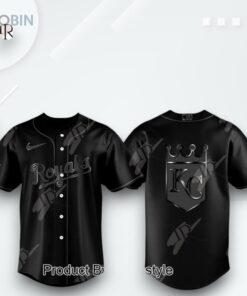 Kansas City Royals X Back In Black 2025 Limited Edition Baseball Jersey