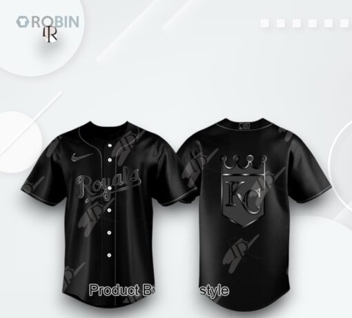 Kansas City Royals X Back In Black 2025 Limited Edition Baseball Jersey