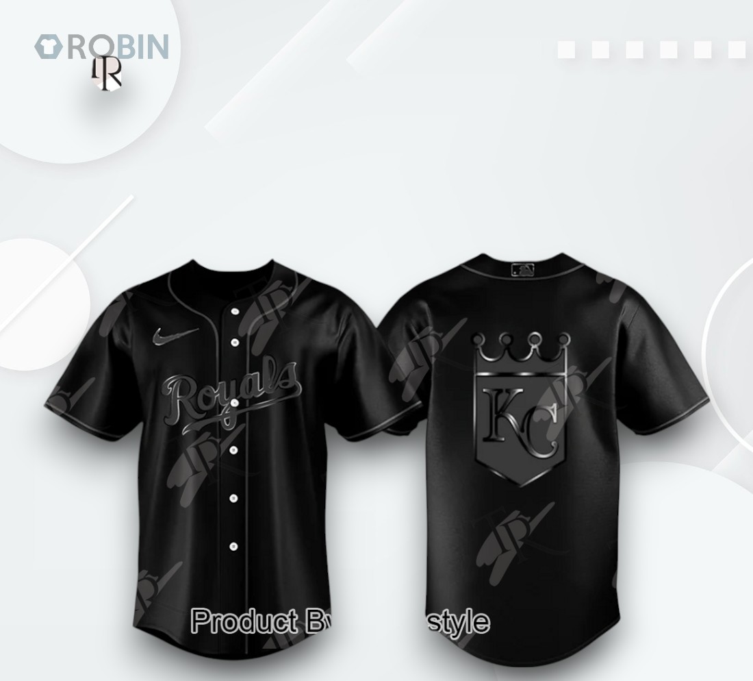Kansas City Royals X Back In Black 2025 Limited Edition Baseball Jersey Kansas City Royals X Back In Black 2025 Limited Edition Baseball Jersey