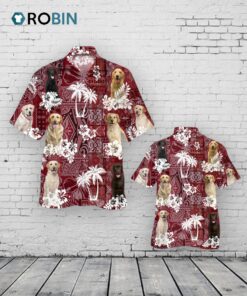 Labrador Retriever Hawaiian Shirt, Dog Hawaii Shirt Short Sleeve for Men Women