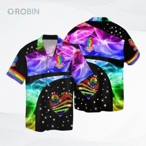 Lgbt Gay Pride Month Hawaiian Shirt, Gay Couple Hawaiian Shirts, Present For Gay Man