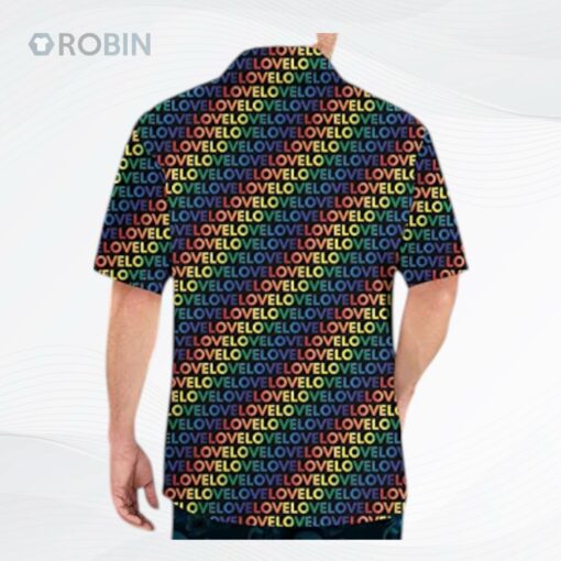 Lgbt Hawaiian Shirt, Haiwaiian Shirt, Rainbow Shirt, Beach Shirt, Lgbt Shirt, Gift For Gay Friend