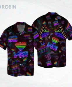 Lgbt Love Is Love Hawaiian Shirt, Hawaiian Shirt For Couple Gaymer, Gift To Couple Lesbian Lgbt Love Is Love Hawaiian Shirt, Hawaiian Shirt For Couple Gaymer, Gift To Couple Lesbian