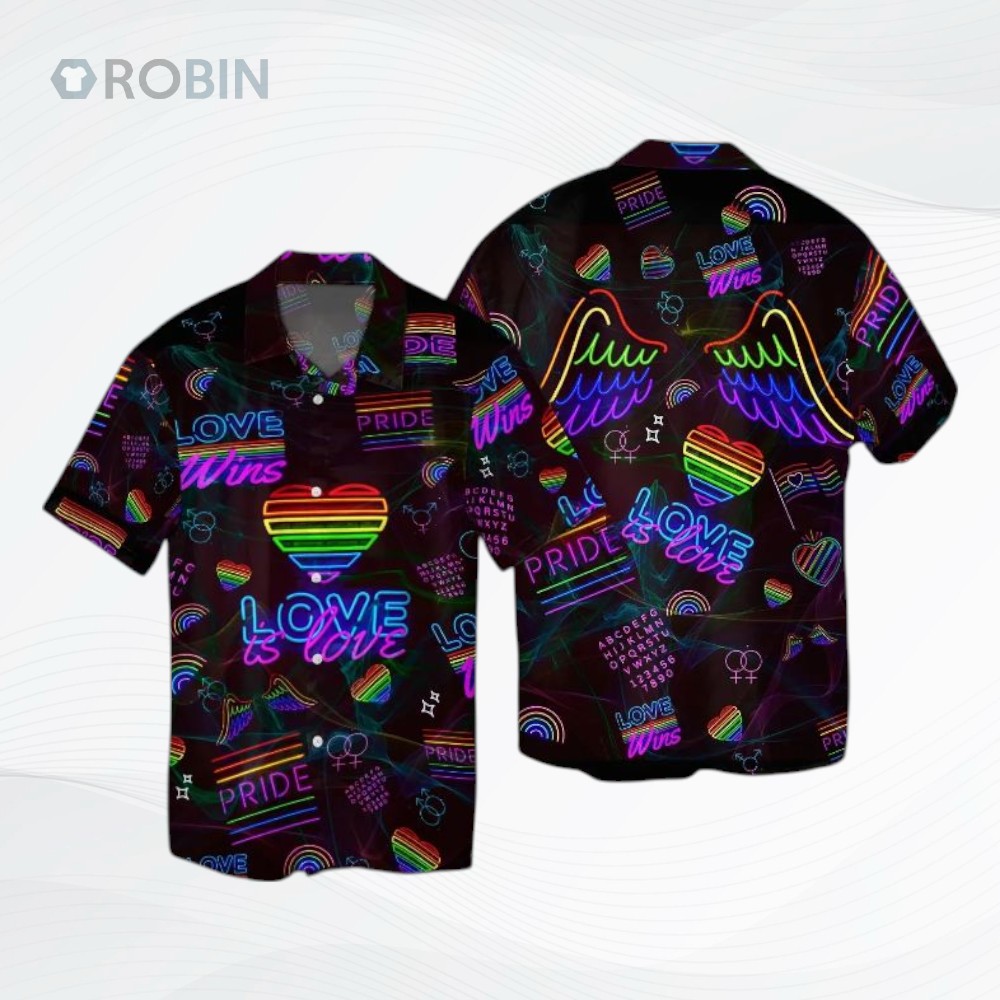 Lgbt Love Is Love Hawaiian Shirt, Hawaiian Shirt For Couple Gaymer, Gift To Couple Lesbian Lgbt Love Is Love Hawaiian Shirt, Hawaiian Shirt For Couple Gaymer, Gift To Couple Lesbian