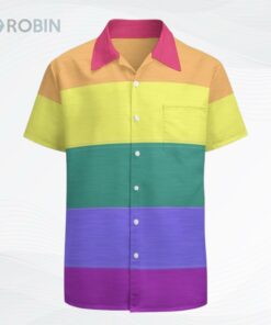 Lgbt Pride Rainbow Flag Pattern Proud Lgbtq Hawaiian Vintage Shirt Mens Button Down Tropical Hawaii Beach Shirts Lgbt Pride Rainbow Flag Pattern Proud Lgbtq Hawaiian Vintage Shirt Mens Button Down Tropical Hawaii Beach Shirts