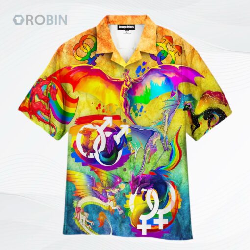 Lgbt Pride Rise From Your Ashes Hawaiian Shirt, Pride Month Hawaiian Shirt For Gaymer And Lesbian