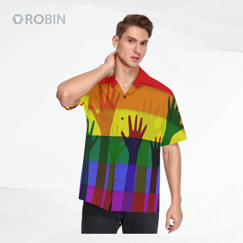 Lgbt Rainbow Flag Men’S Hawaiian Shirt, Pride Ally Hawaii Shirt, Ally Pride Hawaiian 3D Shirt Lgbt Rainbow Flag Men’S Hawaiian Shirt, Pride Ally Hawaii Shirt, Ally Pride Hawaiian 3D Shirt