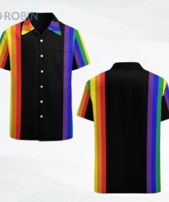Lgbt Stripes Tropical Hawaii Beach Shirts