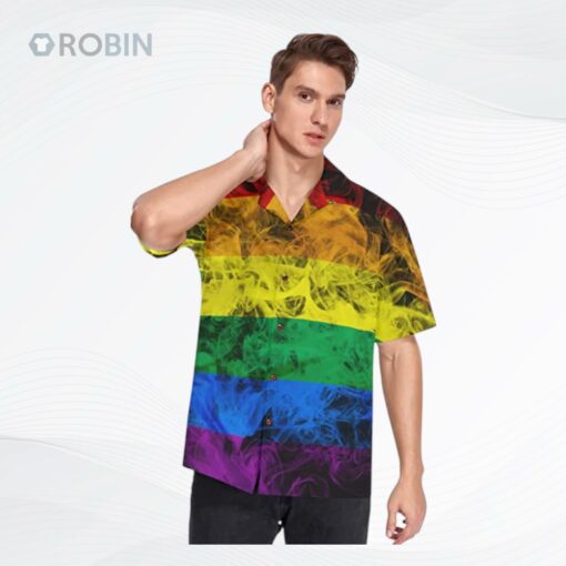 Lgbtq Hawaiian Shirts Short Sleeve Summer Beach, Gift For Pride Month, Hawaii Shirt For Gaymer