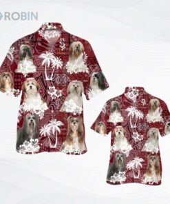 Lhasa Apso Hawaiian Shirt, Cute Dog Hawaii Shirt For Summer