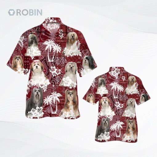 Lhasa Apso Hawaiian Shirt, Cute Dog Hawaii Shirt For Summer