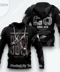 Liverpool F.C x Diogo Jota 1996 2025 Thank You For The Memories Hoodie