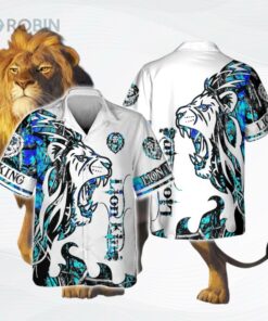 Lion King 3D All Over Print Hawaiian Shirt, Lion Hawaiian Shirts, Love Lion Gift Lion King 3D All Over Print Hawaiian Shirt, Lion Hawaiian Shirts, Love Lion Gift