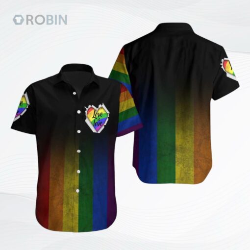 Love Is Love Amazing Lgbt Hawaiian Shirt, Happy Lgbt Hawaiian Shirt, Pride Hawaiian Shirt