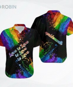 Love Is Love Lgbt Pride Hawaiian Shirt, Love Is Love Rainbow Hawaiian Shirt, Pride Month Gift Love Is Love Lgbt Pride Hawaiian Shirt, Love Is Love Rainbow Hawaiian Shirt, Pride Month Gift