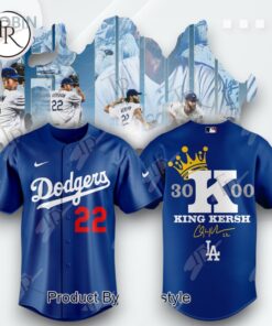Los Angeles Dodgers 3000 King Clayton Kershaw Limited Edition Baseball Jersey
