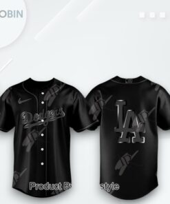 Los Angeles Dodgers X Back In Black 2025 Limited Edition Baseball Jersey