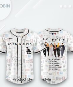 Los Angeles Dodgers X F.R.I.E.N.D.S Night 2025 Limited Edition Baseball Jersey