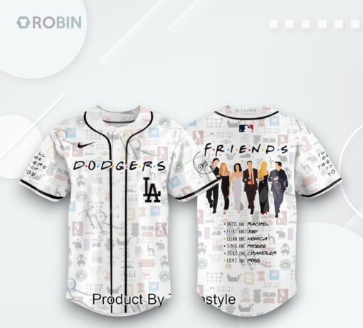 Los Angeles Dodgers X F.R.I.E.N.D.S Night 2025 Limited Edition Baseball Jersey