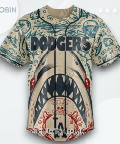 Los Angeles Dodgers X Jaws 50 2025 Limited Edition Baseball Jersey