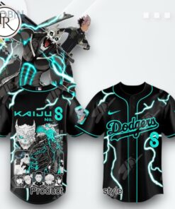 Los Angeles Dodgers x Kaiju No.8 Special Edition Baseball Jersey