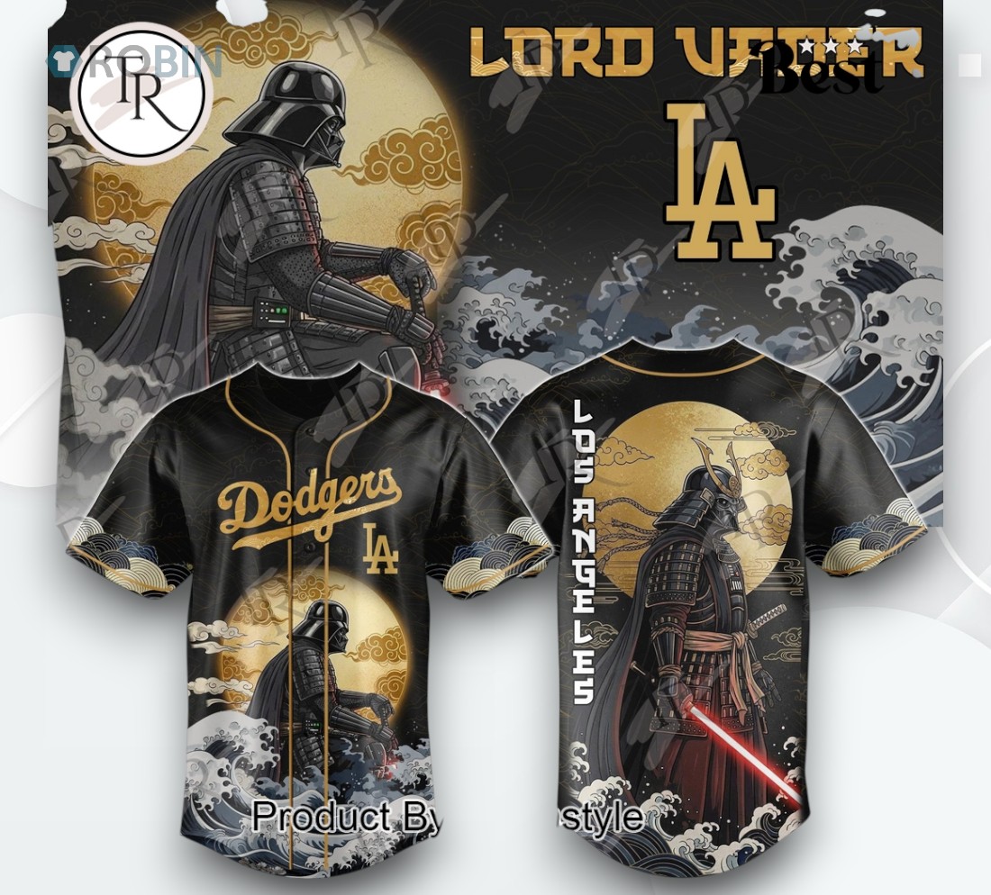 Los Angeles Dodgers X Lord Vader Star Wars 2025 Limited Edition Baseball Jersey Los Angeles Dodgers X Lord Vader Star Wars 2025 Limited Edition Baseball Jersey