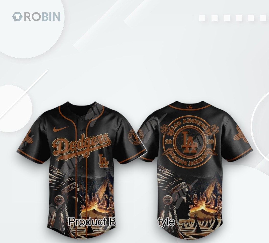 Los Angeles Dodgers X Native American Heritage Month Special Edition Baseball Jersey Los Angeles Dodgers X Native American Heritage Month Special Edition Baseball Jersey