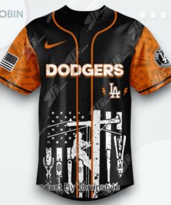 Los Angeles Dodgers X National Lineman Appreciation Day 2025 Limited Edition Baseball Jersey Los Angeles Dodgers X National Lineman Appreciation Day 2025 Limited Edition Baseball Jersey