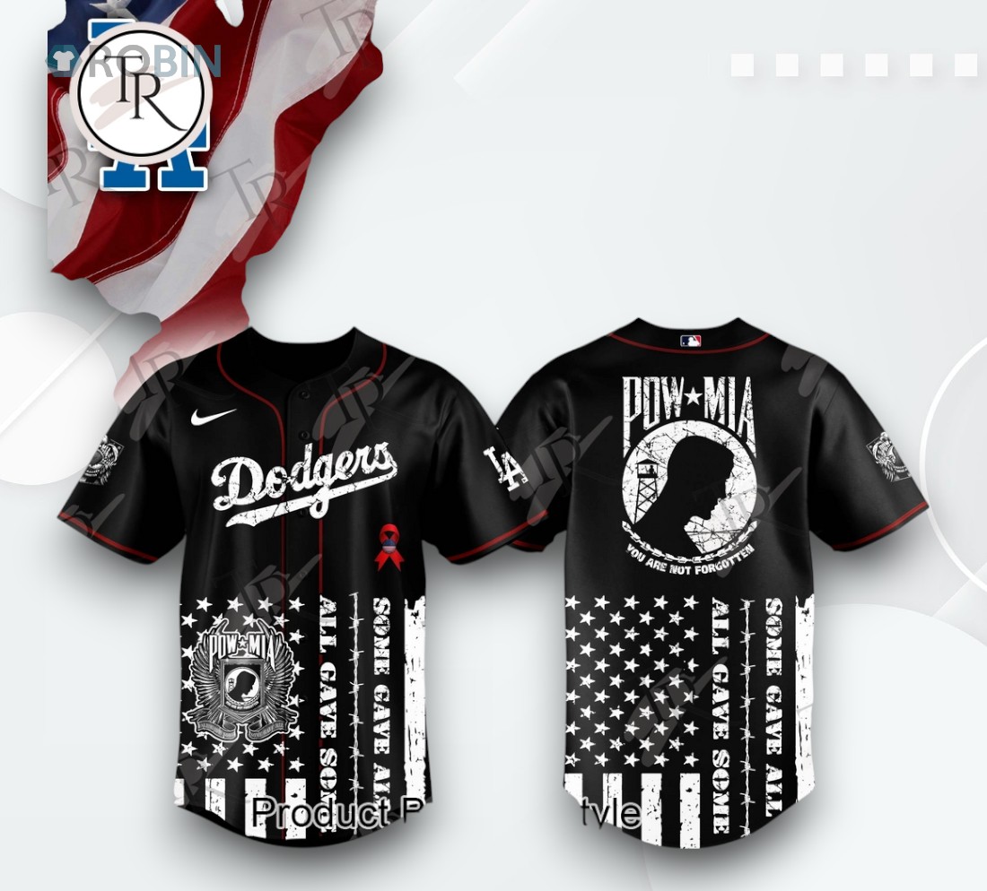 Los Angeles Dodgers X National POW MIA Recognition Day 2025 Limited Edition Baseball Jersey Los Angeles Dodgers X National POW MIA Recognition Day 2025 Limited Edition Baseball Jersey